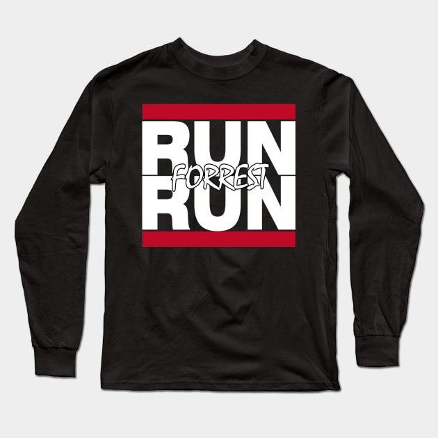 Run Forrest Run! Long Sleeve T-Shirt by RetroZest